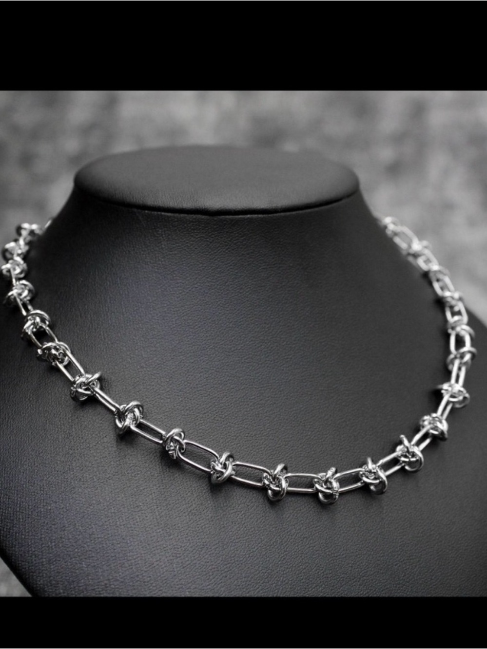 Elegant Silver Chain Necklace - Picture 1 of 10
